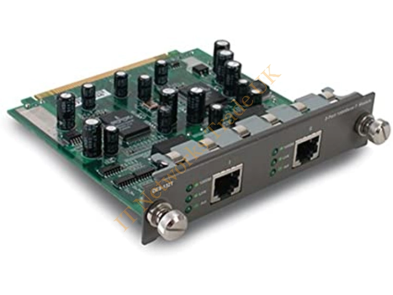 DES-132T D-Link 2-Port 1Gbps 10/100/1000Base-T Gigabit Ethernet Expansion Module Networking Accessory