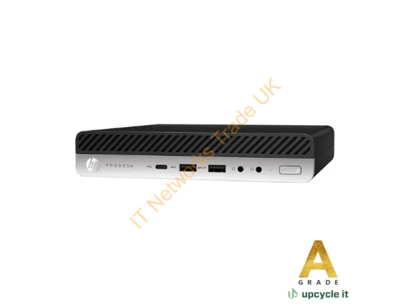DESK-600G4-DM-A003 - HP ProDesk 600 G4 DM (Refurbished) Grade A Intel� Core� i5 i5-8500T 16 GB DDR4-SDRAM 256 GB SSD Windows 11 Pro Mini PC Black, Silver