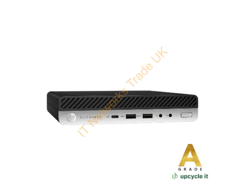 DESK-800G4-DM-A007 - HP EliteDesk 800 G4 (Refurbished) A Intel� Core� i5 i5-8400T 32 GB DDR4-SDRAM 512 GB SSD Windows 11 Pro Mini PC Black, Silver