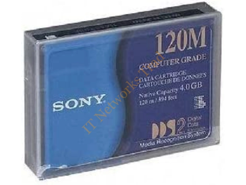 DGD120M Sony DDS 2 Tape Cartridge DAT DDS-2 4 GB (Native) / 8 GB (Compressed) 5 Pack Tape Media Storage