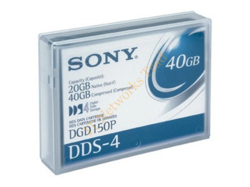 DGD150N Sony DDS-4 Tape Cartridge DAT DDS-4 20GB (Native) / 40GB (Compressed) Tape Media Storage