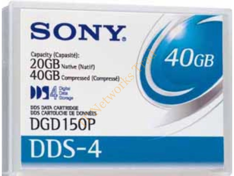 DGD150P Sony DDS-4 Tape Cartridge DAT DDS-4 20GB (Native) / 40GB (Compressed) Tape Media Storage