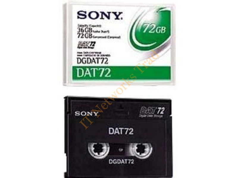 DGDAT72 Sony DGDAT72 DAT-72 Data Cartridge DAT DAT 72 36GB (Native) / 72GB (Compressed) Tape Media Storage