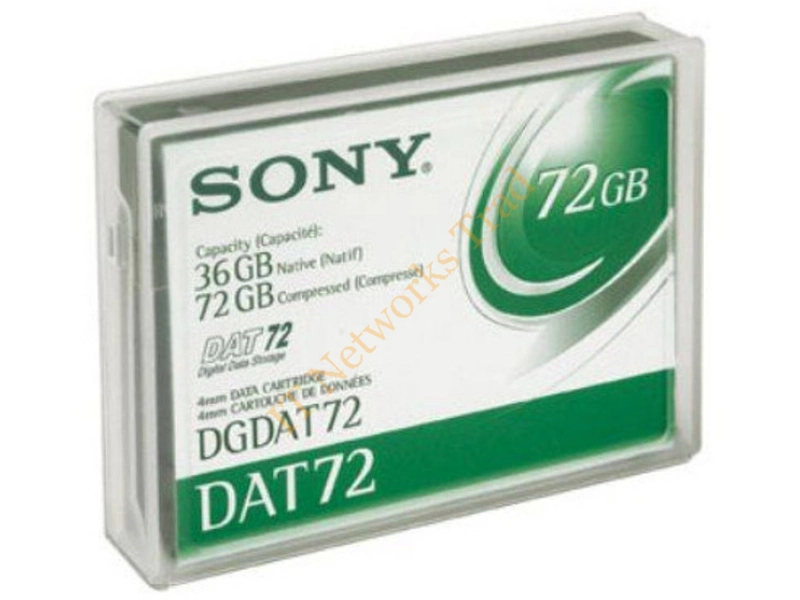 DGDAT72N Sony DAT72 Tape Cartridge DAT DAT 72 36GB (Native) / 72GB (Compressed) Tape Media Storage