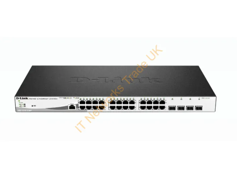 DGS-1210-28MP - D-Link DGS-1210-28MP Managed network switch L2 Gigabit Ethernet (10/100/1000) Power over Ethernet (PoE) 1U Black, Grey network switch