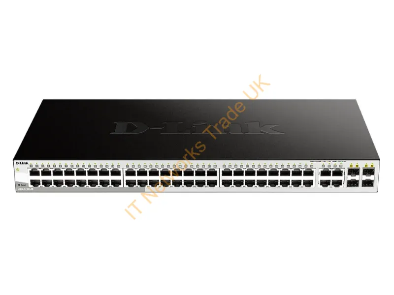 DGS-1210-48 D-Link WebSmart 10/ 100/ 1000Mbps 48-Port Gigabit Switch with 4 Combo SFP Ports Network Switch