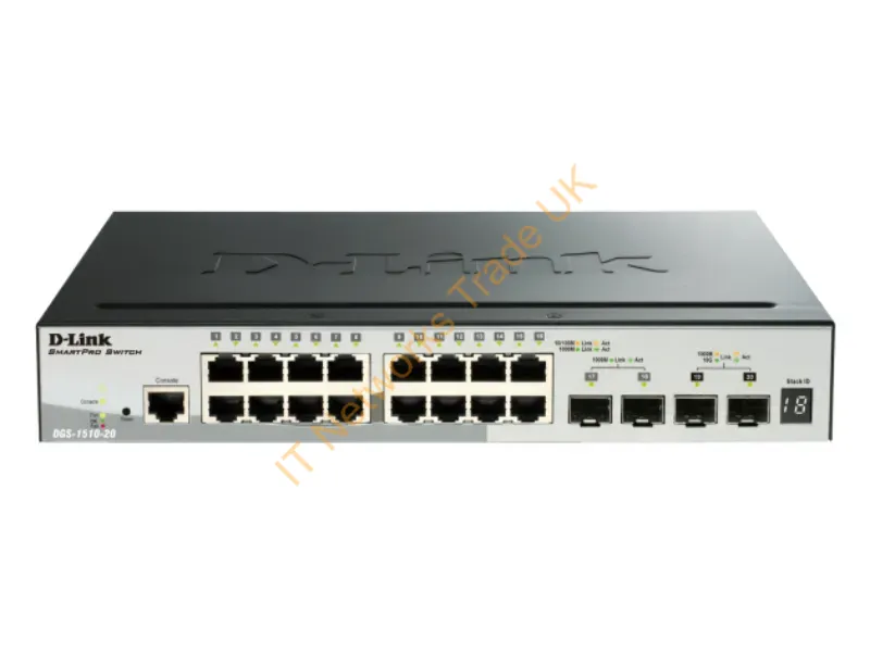 DGS-1510-52XMP - D-Link DGS-1510 Managed L3 Gigabit Ethernet (10/100/1000) Power over Ethernet (PoE) Black Network Switch