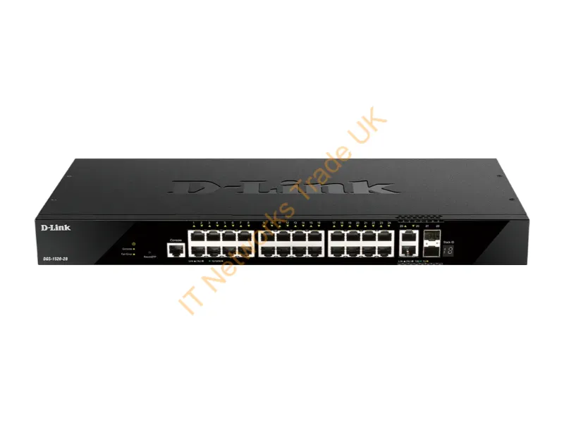 DGS-1520-28 - D-Link Dgs-1520-28 Network Switch Managed L3 10G Ethernet (100/1000/10000) 1U Black