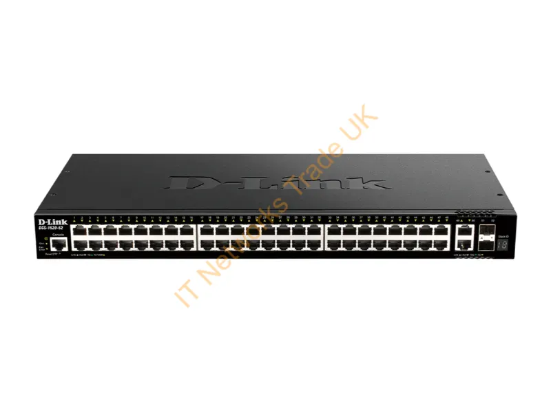 DGS-1520-52 - D-Link Dgs-1520-52 Network Switch Managed L3 10G Ethernet (100/1000/10000) 1U Black