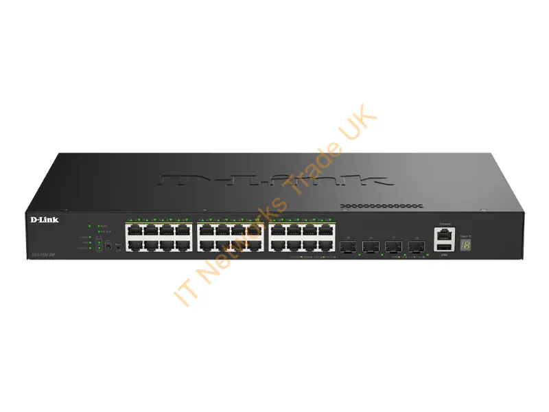 DGS-1530-28P - D-Link 24Port Gig Stack Poe Switch
