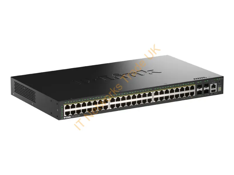 DGS-1530-52P - D-Link Dgs-1530-52P/E Network Switch Managed L2 Gigabit Ethernet (10/100/1000) Power Over Ethernet (Poe) Black