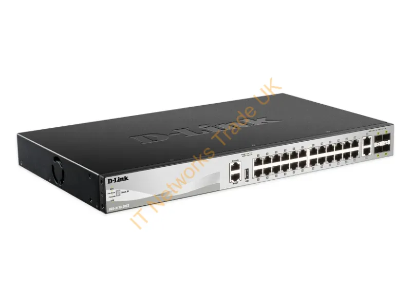 DGS-3130-30TS - D-Link Dgs-3130-30Ts Network Switch Managed L3 Gigabit Ethernet (10/100/1000) Black, Gray