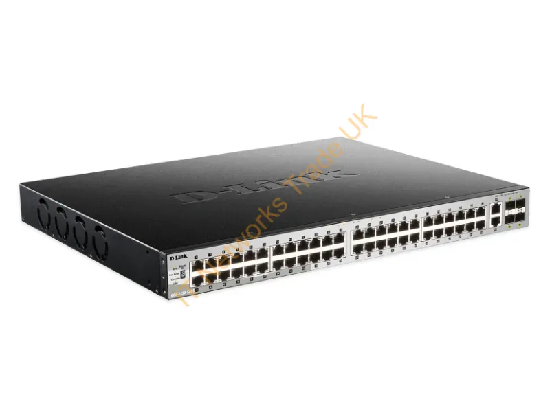 DGS-3130-54PS - D-Link Dgs-3130-54Ps Managed L3 Gigabit Ethernet (10/100/1000) Power Over Ethernet (Poe) Black, Gray