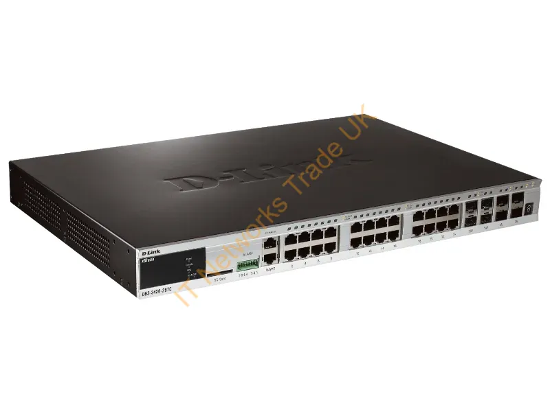 DGS-3420-28TC - D-Link DGS-3420-28TC Managed network switch L2+ Power over Ethernet (PoE) network switch