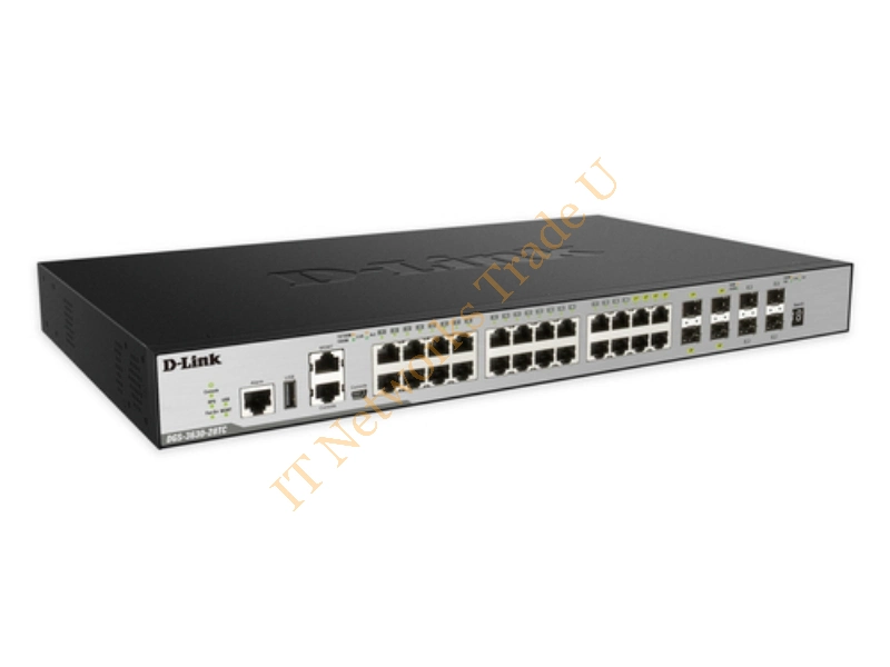 DGS-3630-28TC/SI - D-Link DGS-3630-28TC Managed network switch L3 Gigabit Ethernet (10/100/1000) 1U Black