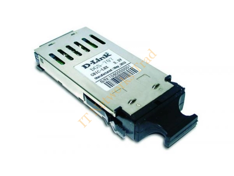 DGS-707 D-Link 1.25Gbps 1000Base-SX Multi-mode Fiber 550m 850nm Duplex SC Connector GBIC Transceiver Module