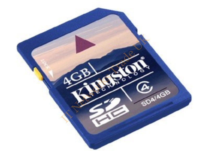 DHSD44GB Kingston 4GB Class 4 SDHC Flash Memory Card
