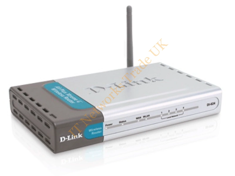 DI-624M D-Link Super G with MIMO Wireless Router 4 x LAN 1 x WAN