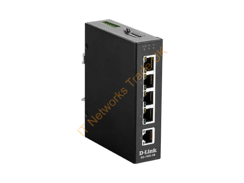 DIS-100G-5W - D-Link Dis‑100G‑5W Unmanaged L2 Gigabit Ethernet (10/100/1000) Black