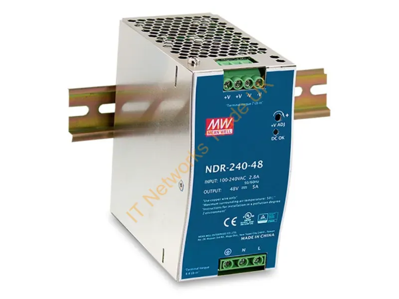 DIS-N240-48 - D-Link 240W Universal AC input / Full range DIN Power Supply