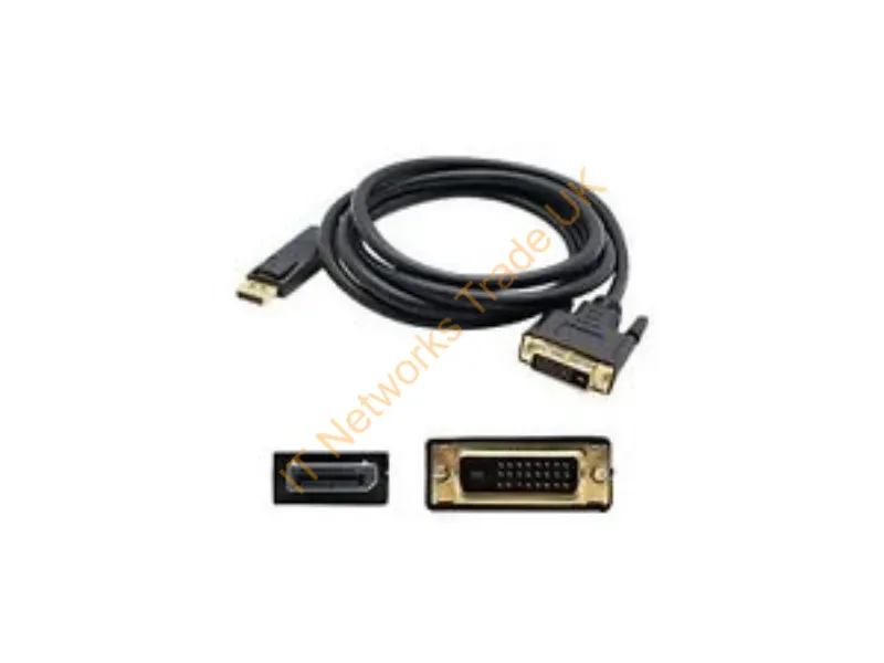 DISPORT2DVI6F-5PK - Addon Networks Disport2Dvi6F-5Pk Video Cable Adapter 72" (1.83 M) Displayport Dvi-D Black
