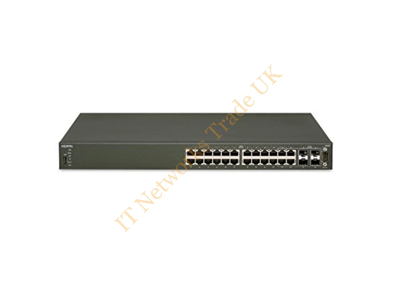 DJ1412A04 Nortel 1624G Managed Ethernet Switch Manageable 24 x Expansion Slots Rack-mountable Network Switch