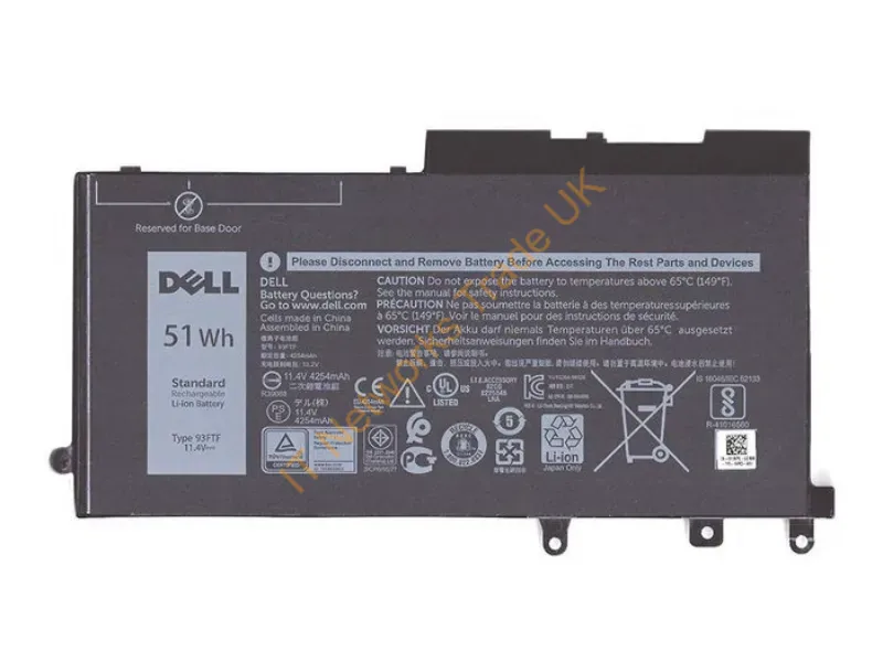 DJWGP - Dell Djwgp Laptop Spare Part Battery