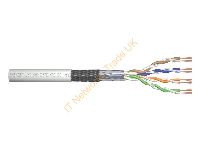DK-1531-P-1-1 - Digitus CAT 5e SF/UTP twisted pair patch cord, raw