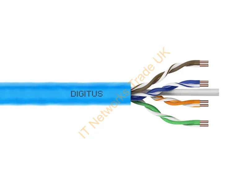 DK-1613-A-VH-305 - Digitus CAT 6A U/UTP installation cable, 305 m, simplex, Eca