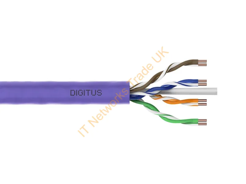 Digitus DK-1613-VH-305 305m Cat6 U/UTP (UTP) Purple networking cable