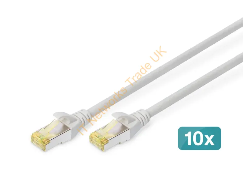 DK-1644-A-050-10 - Digitus CAT 6A S/FTP patch cable, 10 pieces