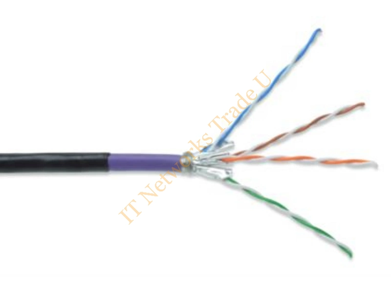 Digitus DK-1741-VH-10-OD 1000m Cat7 SF/UTP (S-FTP) Black networking cable