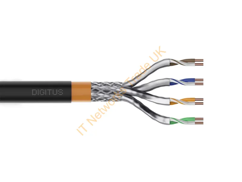 DK-1741-VH-5-OD - Digitus CAT 7 S/FTP data cable underground installation cable, 500 m, simplex, PE