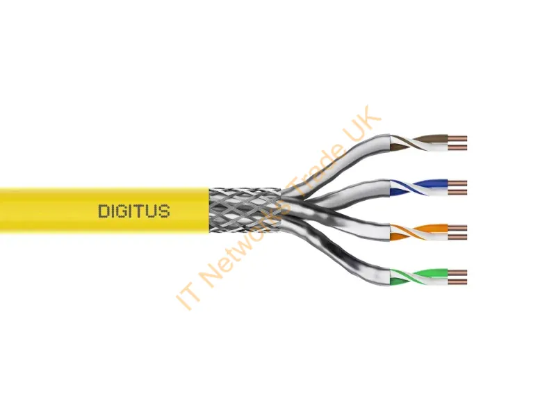 DK-1743-A-VH-10 - Digitus CAT 7A S/FTP installation cable, 1000 m, simplex, Dca-s1a d1 a1, GHMT PVP certified