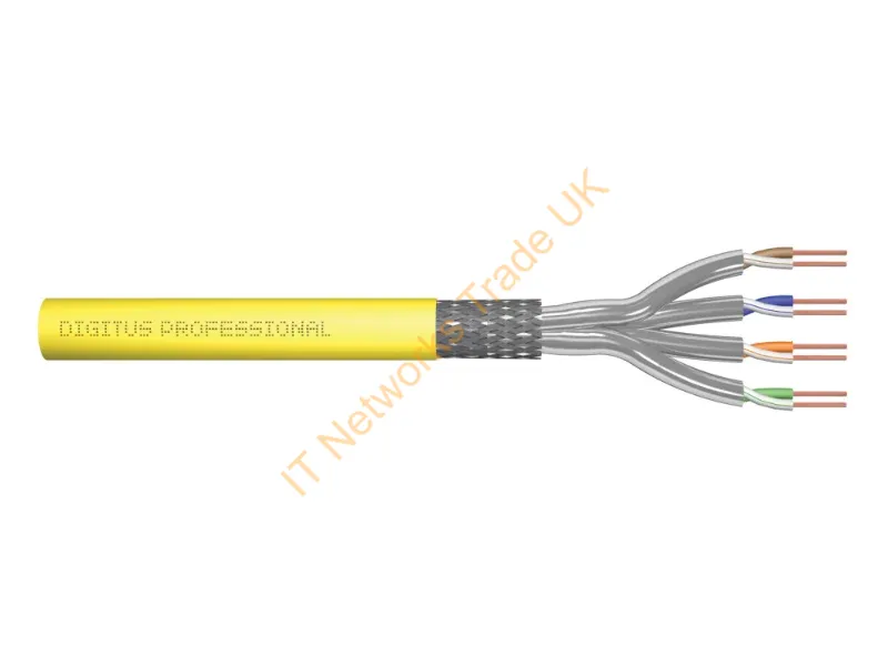 DK-1743-A-VH-5-LD - Digitus CAT 7A S/FTP, installation cable, 500 m, simplex, Dca-s1a d1 a1