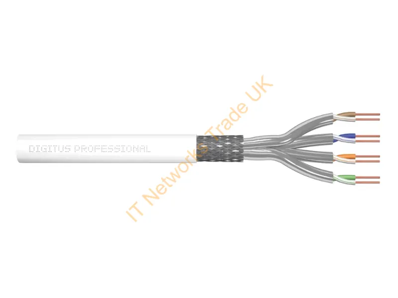 DK-1743-VH-305-MF-W - Digitus CAT 7 S/FTP data cable installation cable, 305 m, simplex, Dca-s1a, d0, a1