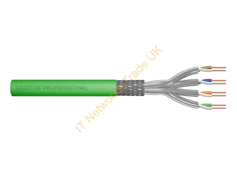 DK-1843-VH-5 - Digitus CAT 8.2 S/FTP data cable installation cable, 500 m, simplex, Dca-s2,d1,a1
