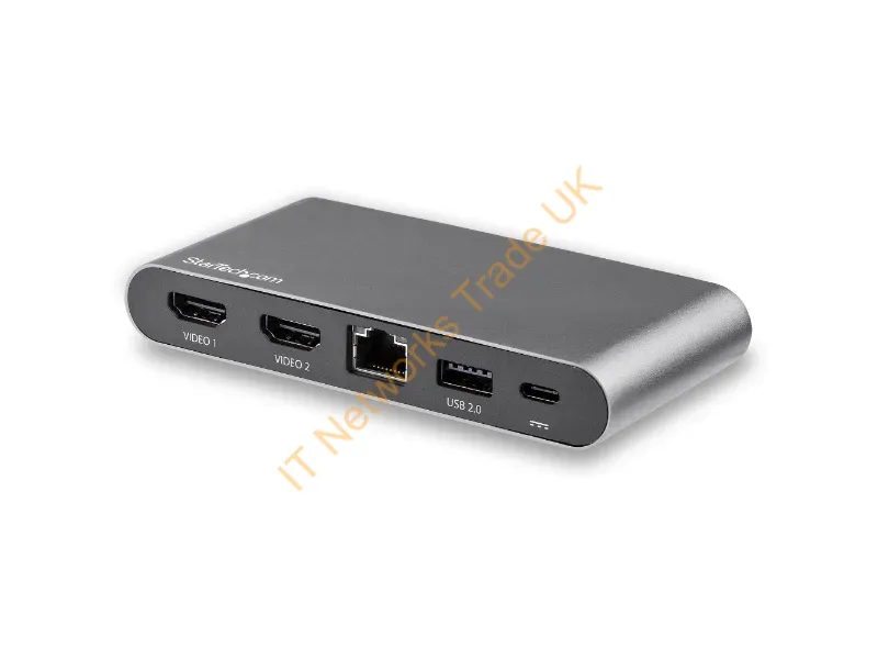 DK30C2HAGPD - StarTech.com USB C Multiport Adapter, Dual 4K Monitor, USB-C to Dual HDMI Adapter, 2x USB-A Ports, 100W PD 3.0, Gigabit LAN Port Replaced by 120B-USBC-MULTIPORT
