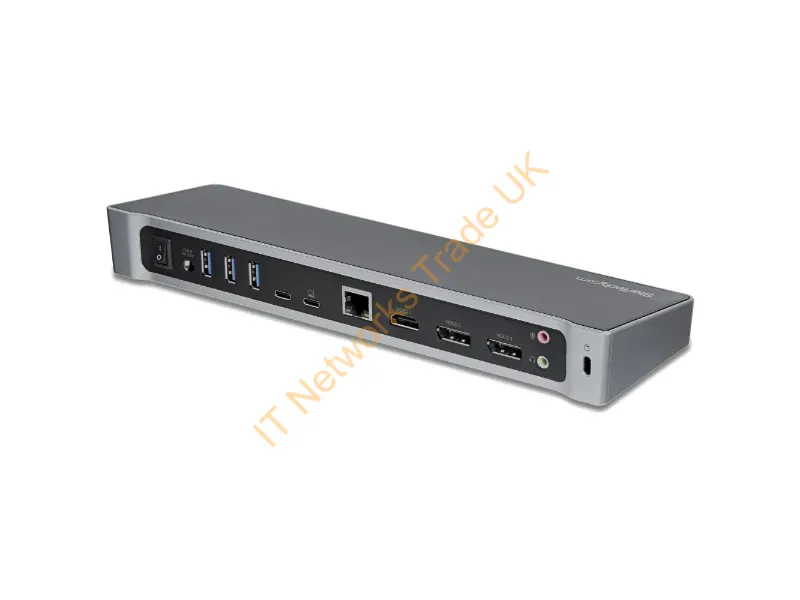 DK30CH2DEPUE - StarTech.com 4K USB-C Dock, Triple UHD 4K Monitor Docking Station, Mac & Windows, USB C to HDMI & DisplayPort, 100W Power Delivery, 5x USB 5Gbps Hub TAA