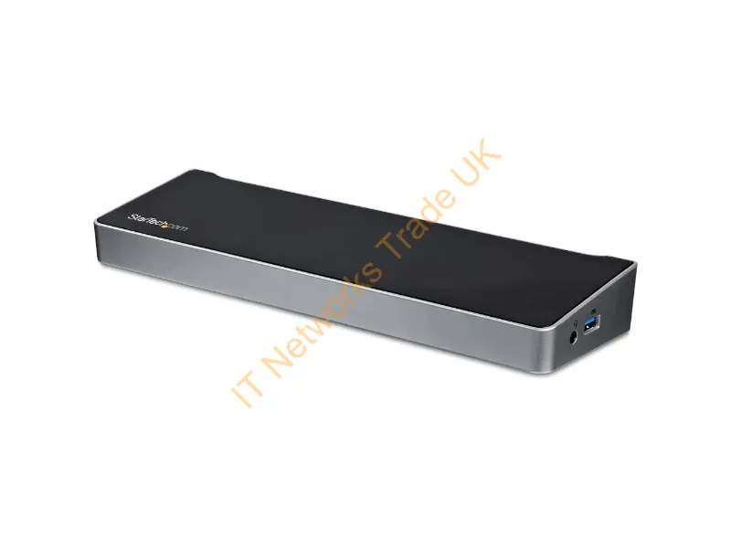 DK30CH2DPPD - Startech.Com Dk30Ch2Dppd Laptop Dock/Port Replicator Wired Usb 3.2 Gen 1 (3.1 Gen 1) Type-C Black, Silver