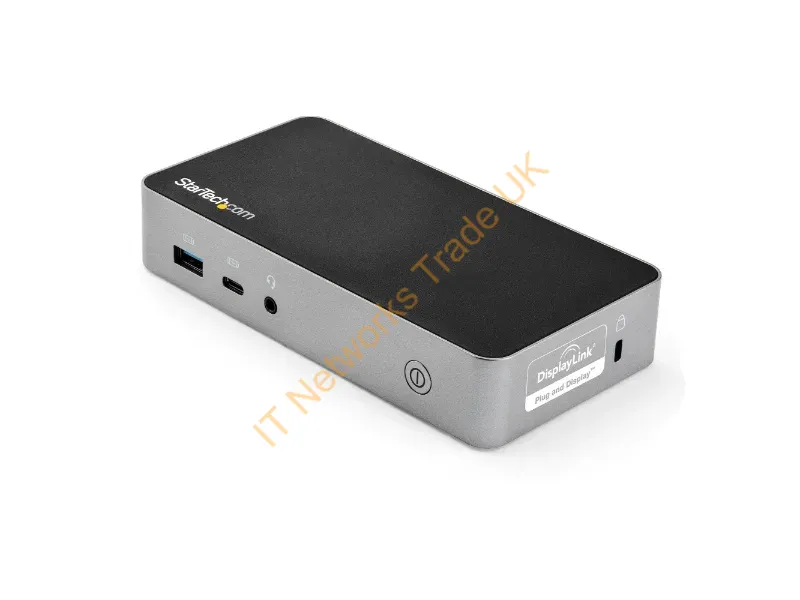 DK30CHHPDUK - StarTech.com USB-C Dock Dual Monitor 1080p HDMI Laptop Docking Station 65W Power Delivery 1x USB-C, 3x USB-A, Ethernet Dual Video Display USB 3.1 Gen 1 Type-C Dock Mac & Windows