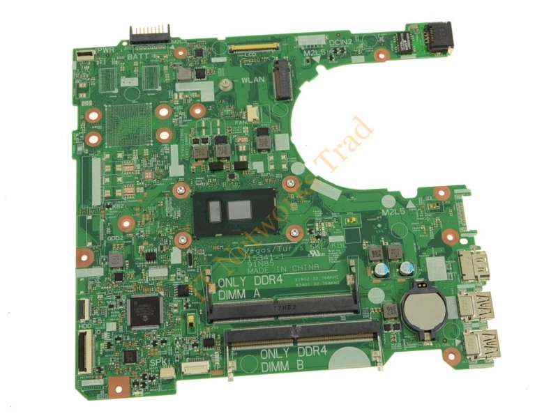 DKK57 Dell System Board with Intel Core I5-7200U 2.5GHz CPU for Inspiron 15-inch 3567 Laptop Laptop Motherboard