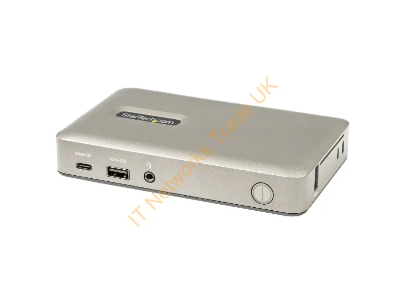 DKM30CHDPDUE - StarTech.com USB C Dock USB-C to DisplayPort 4K 30Hz or VGA 65W USB Power Delivery Charging 4-Port USB 3.1 Gen 1 Hub Universal USB-C Laptop Docking Station w/ Ethernet