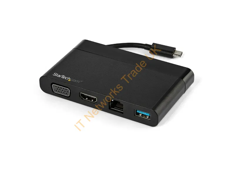 DKT30CHVCM - Startech.Com Dkt30Chvcm Laptop Dock/Port Replicator Wired Usb 3.2 Gen 1 (3.1 Gen 1) Type-C Black