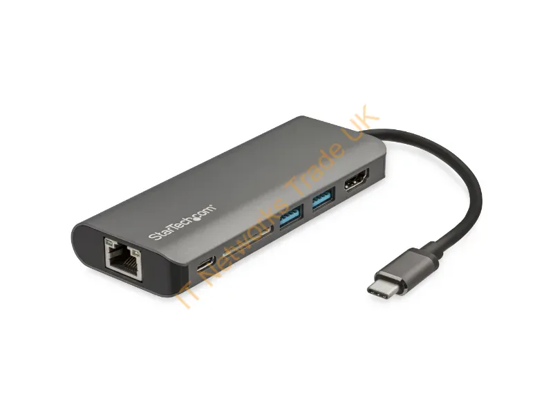 DKT30CSDHPD3 - Startech.Com Dkt30Csdhpd3 Laptop Dock/Port Replicator Wired Usb 3.2 Gen 1 (3.1 Gen 1) Type-C Black, Gray