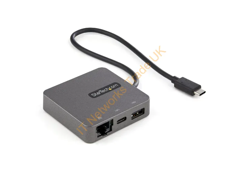 DKT31CHVL - Startech.Com Dkt31Chvl Laptop Dock/Port Replicator Wired Usb 3.2 Gen 2 (3.1 Gen 2) Type-C Black, Silver