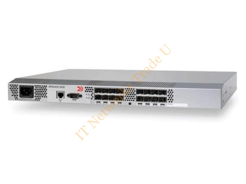 DL-210E-R0002 Brocade Silkworm 200e Fibre Channel Switch Model 80-120 Network Switch