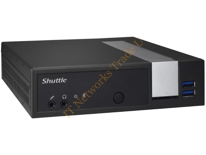 Shuttle slim DL10J Intel SoC 2GHz J4005 Black PC/workstation barebone