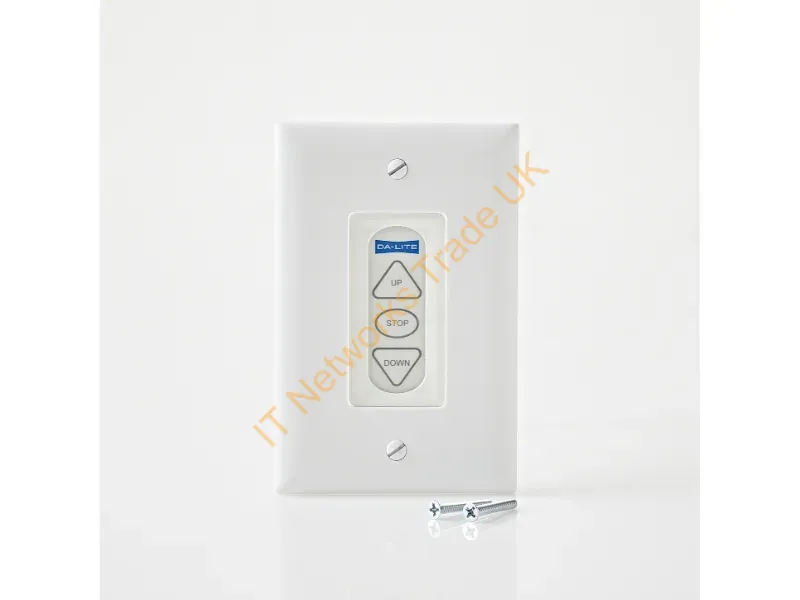 DL16622 - Da-Lite Switch Assy,V2Smart Mtr White Ctn