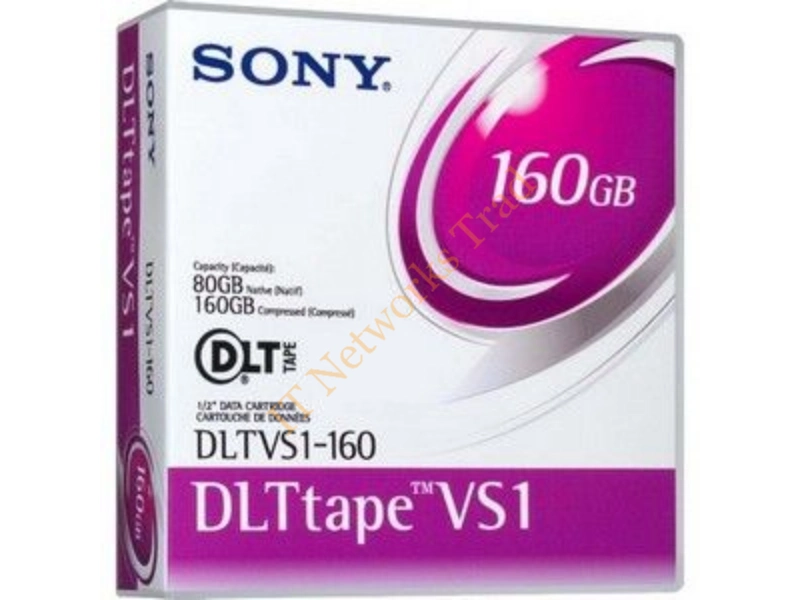 DLTVS1160 Sony Value Smart DLT VS1 Data Cartridge DLT DLTtape VS1 80GB (Native) / 160GB (Compressed) Tape Media Storage